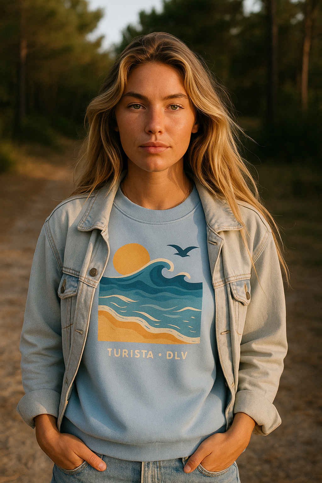 Sudadera Beach Vibes, suéter Ocean Sunset, regalo para los amantes del surf, ropa casual cómoda, perfecta para el verano, viaje a la playa