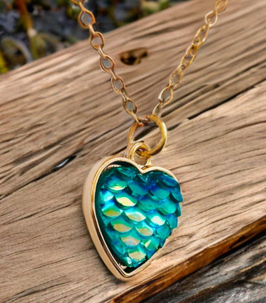 Collar de corazón POSIDONIA, joyas de amor, encanto de corazón, colgante corazón, collar con colgante, regalo esposa, joyas de corazón, regalo novia