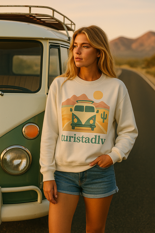 Sudadera de Camper Van Life, suéter de viajero de viaje por carretera, Regalo entusiastas de los viajes, ropa de exterior, ropa de aventura