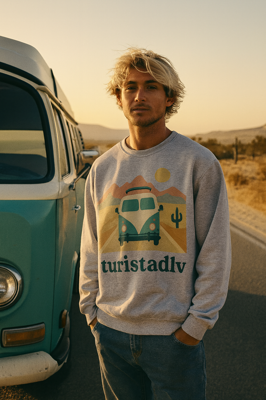 Sudadera de Camper Van Life, suéter de viajero de viaje por carretera, Regalo entusiastas de los viajes, ropa de exterior, ropa de aventura