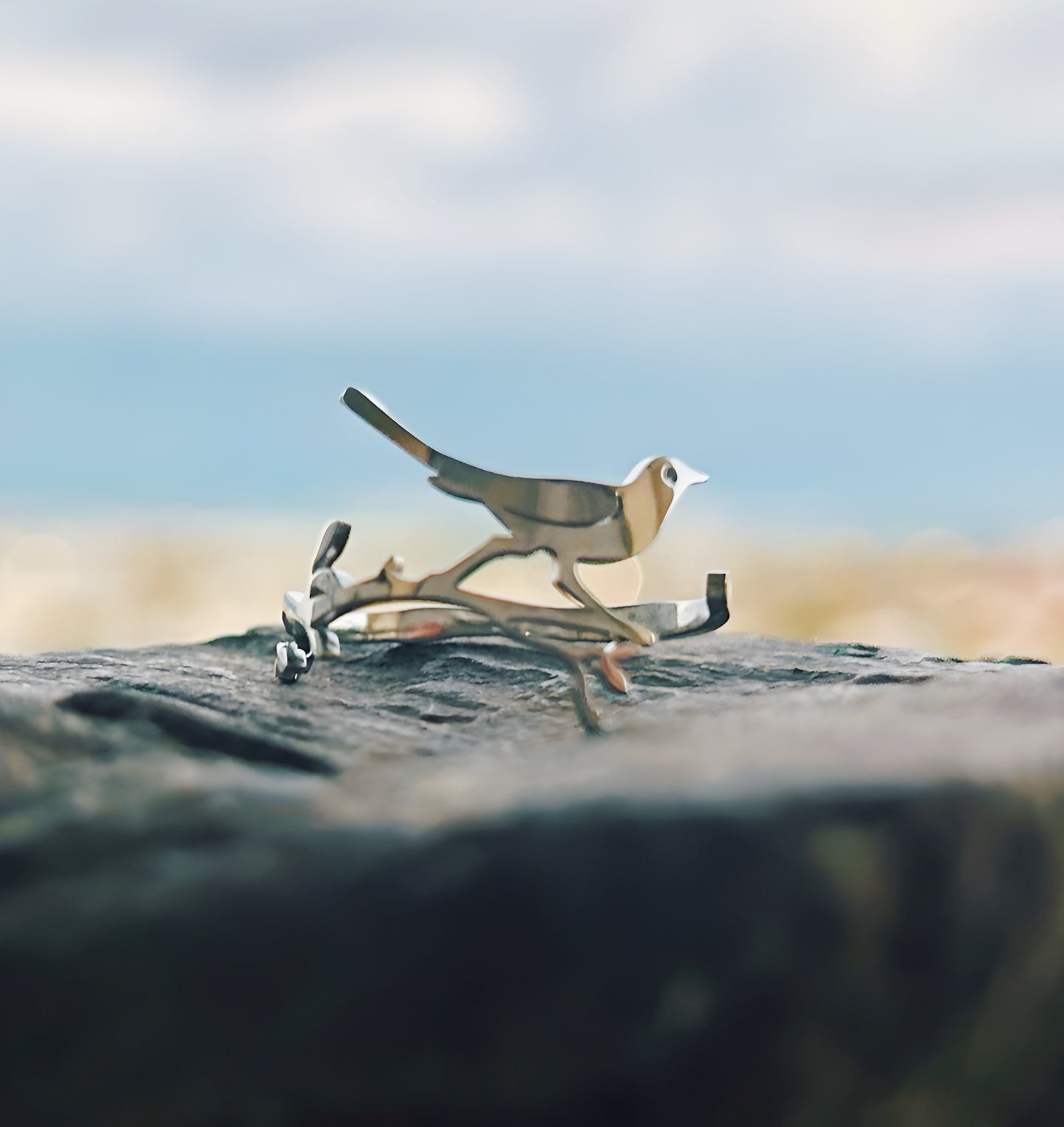 Bird ring, bird jewelry, bird ring, nature ring, women's ring, gift for her, gift, swallow, travel.