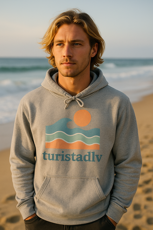 Sudadera con capucha unisex, sudadera Ocean Vibes, regalo para amantes de la playa, ropa de viaje, estilo de verano, perfecta para vacaciones