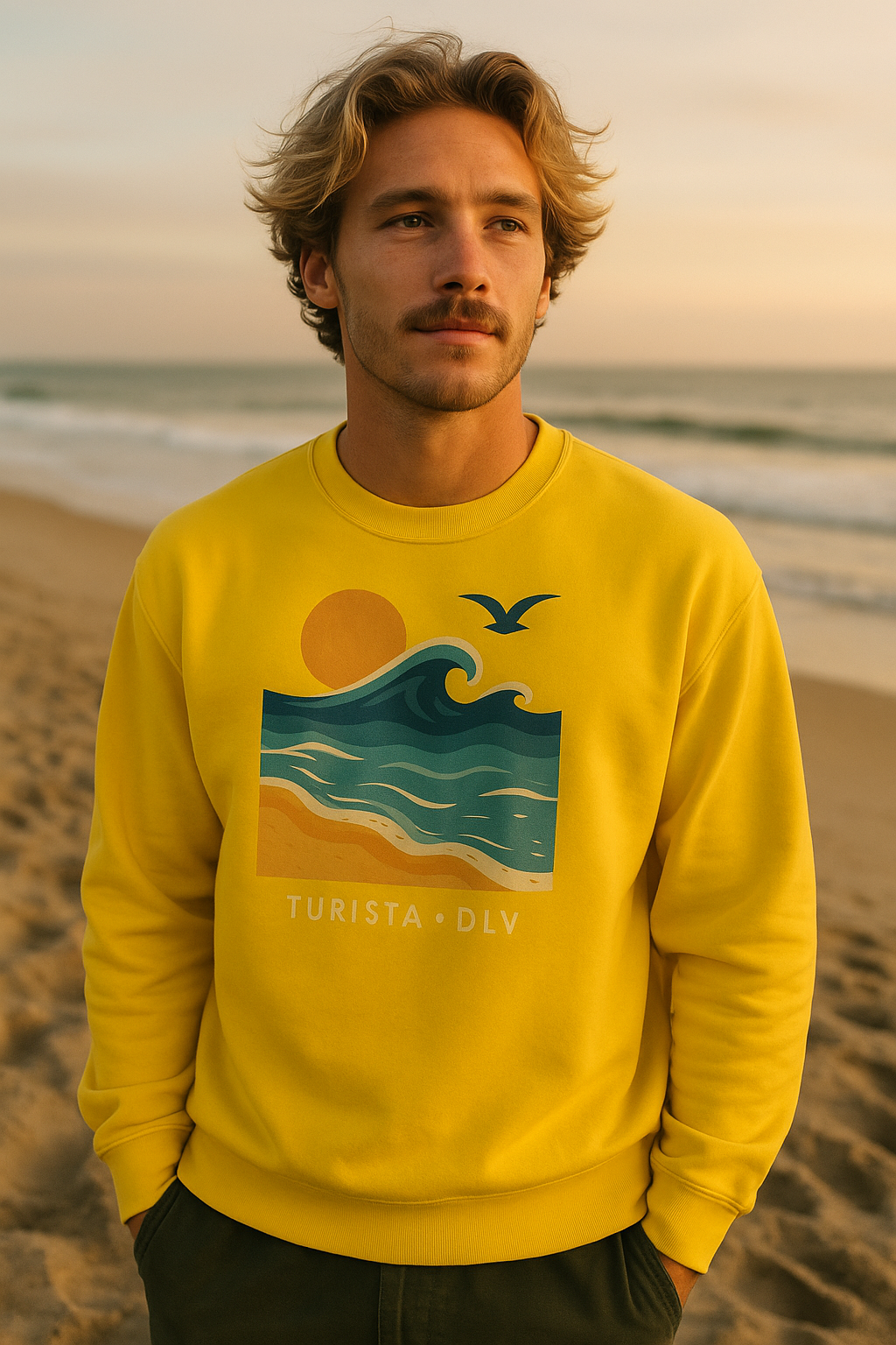 Sudadera Beach Vibes, suéter Ocean Sunset, regalo para los amantes del surf, ropa casual cómoda, perfecta para el verano, viaje a la playa