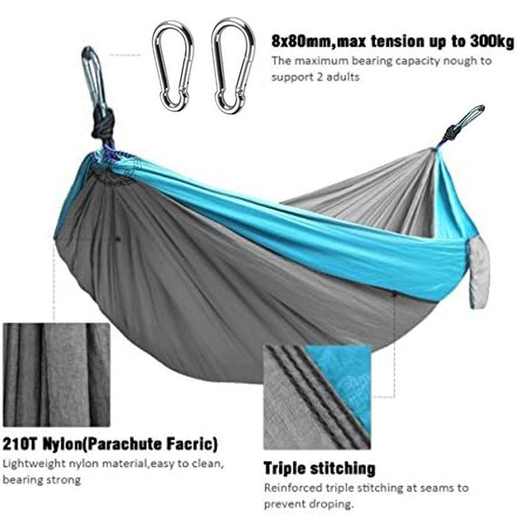 Outdoor Hammock Camping Single Double Parachute Fabric