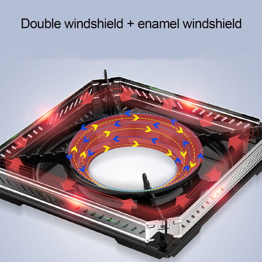 Portable Gas Stove with Map, Hot Pot, Waska Fuel Tank, BBQ, Outdoor Camping Stove.