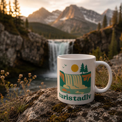 Taza Cascada y Naturaleza, Paisaje Escénico de Camping