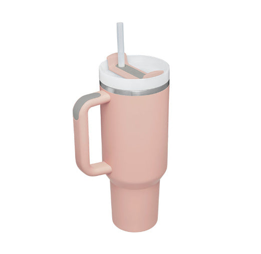 Straw Coffee Insulation Portable Car Bottle Thermal Mug