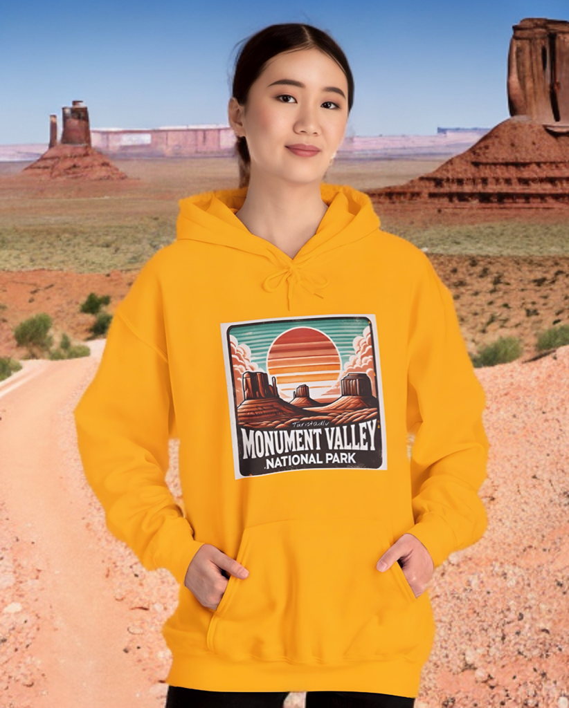 Sudadera con capucha de montaña, regalo del Parque Nacional Monument Valley, secuista, sudadera de montaña