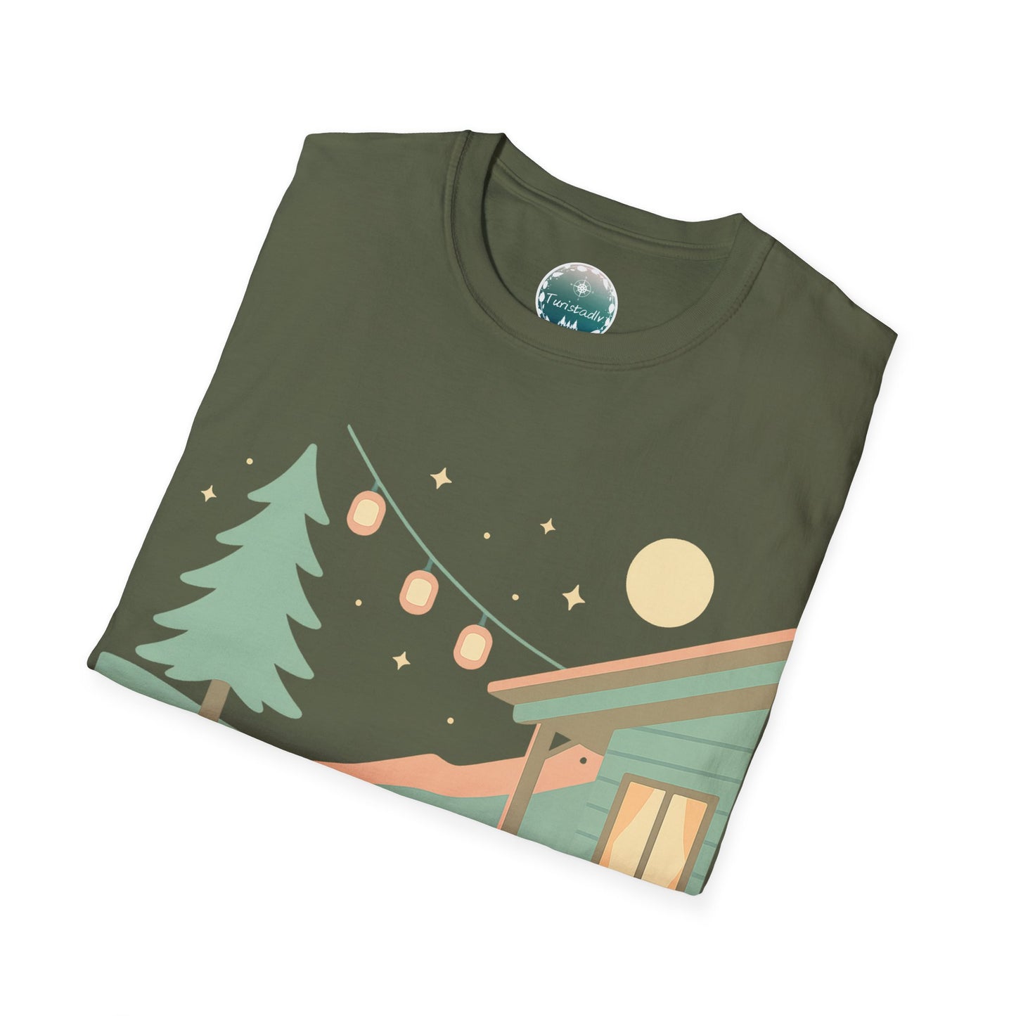 Camiseta con diseño de cabaña, regalo de camping, camiseta de vidregalo de naturaleza, excursión, camiseta de vida al aire libre, Senderismo