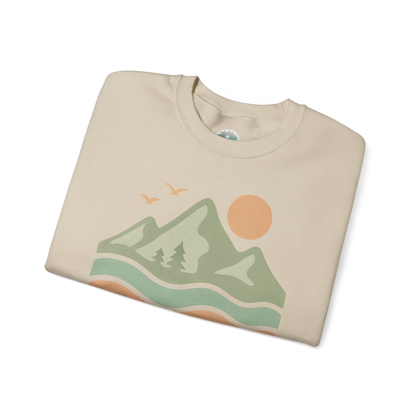 Sudadera inspirada en la naturaleza, sudadera unisex acogedora, ropa de la cordillera, regalo de viaje casual, equipo aventura al aire libre