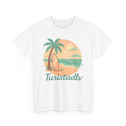 Camiseta con diseño de surf tropical, camiseta para amantes de la playa, ambiente de vacaciones, regalo para surfistas, atuendo de verano
