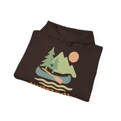 Sudadera de canoa con capucha, deportes al aire libre, kayak, piragüismo, ropa de paisaje, vida salvaje.
