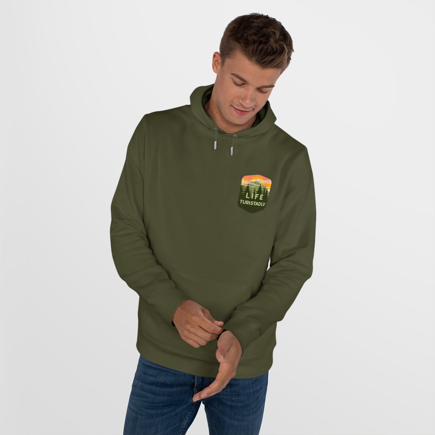 Sudadera de montaña, sudadera viajero, sudadera de vacaciones, sudadera de senderista, pullover, ropa de camping, excursionista, montañero