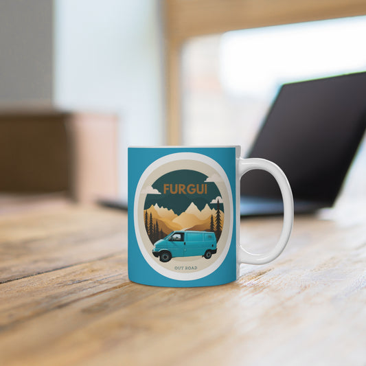 Taza personalizada de furgoneta, taza de casa rodante personalizada, taza de caravana personalizada, taza de camioneta personalizada.