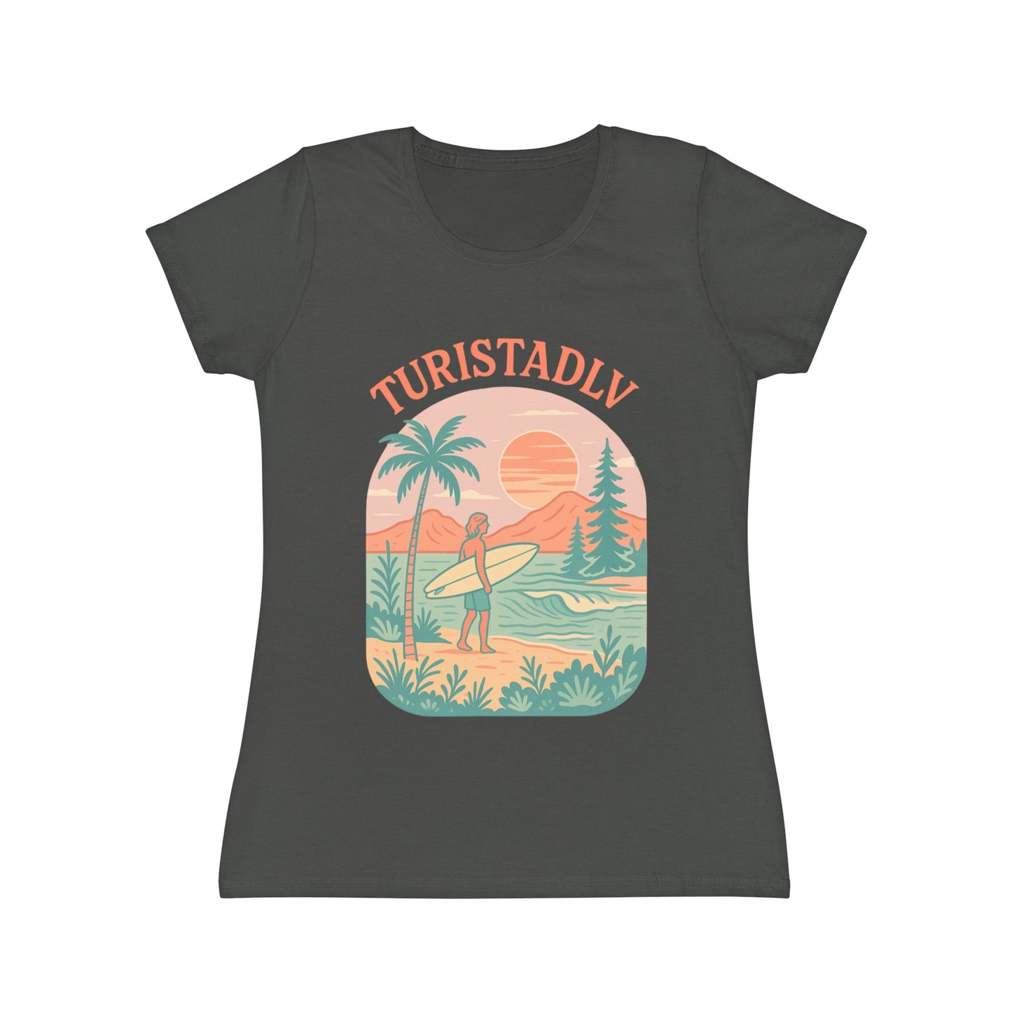 Camiseta de verano mediterránea, camisa de vacaciones, camiseta de estilo bohemio, top con temática de viajes, para amantes de la naturaleza