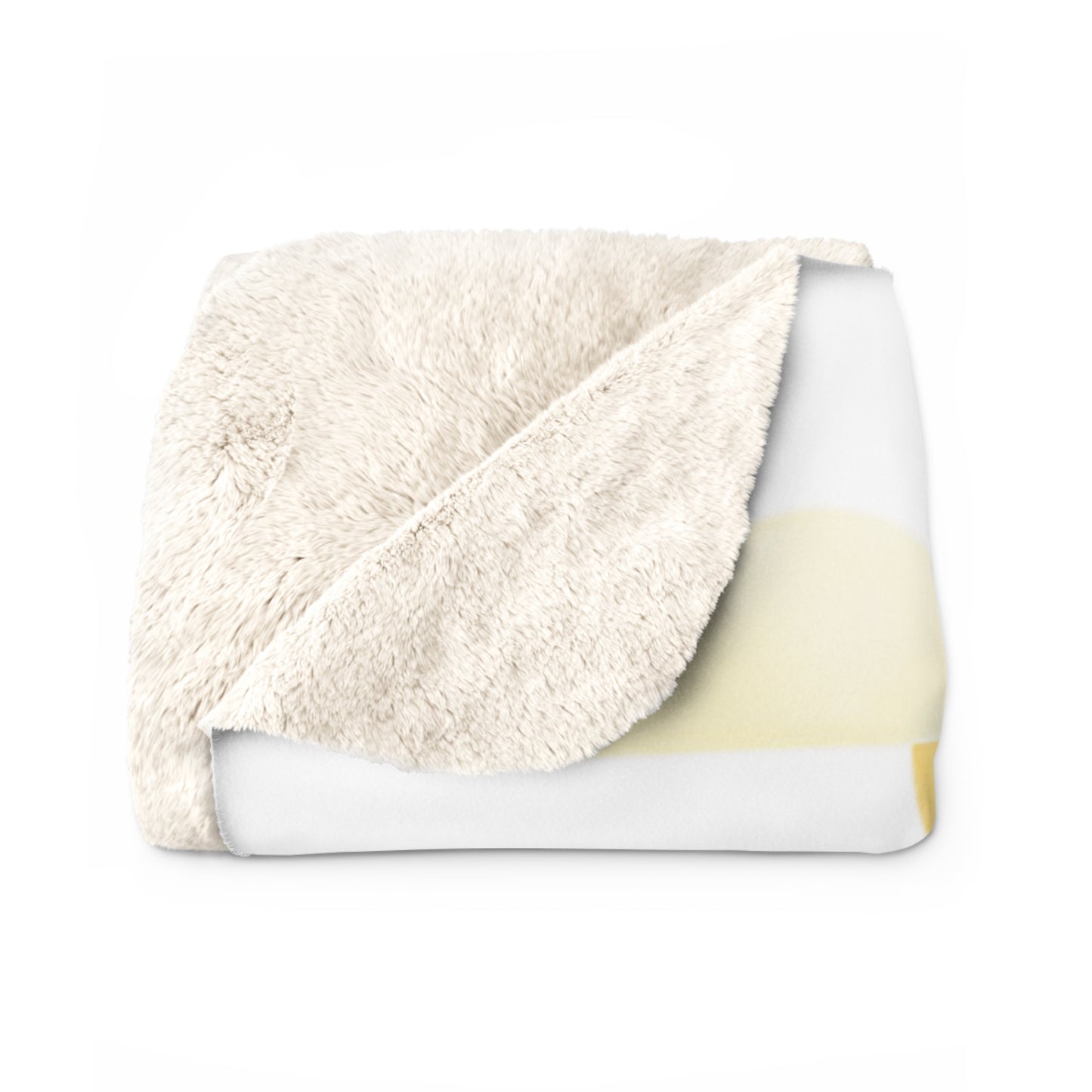 Manta de lana Sherpa de ilustración de montaña de alpaca peruana