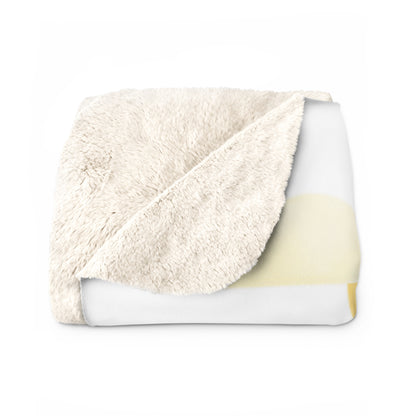 Manta de lana Sherpa de ilustración de montaña de alpaca peruana