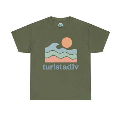 Camiseta Beach Vibes, Camiseta casual de verano, regalo perfecto para los amantes del océano, ropa de vacaciones, camiseta gráfica de olas