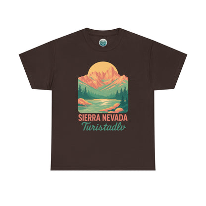 Camiseta gráfica de Sierra Nevada, regalo para amantes de la naturaleza, camisa de aventura al aire libre, ropa de montaña, ropa de viaje