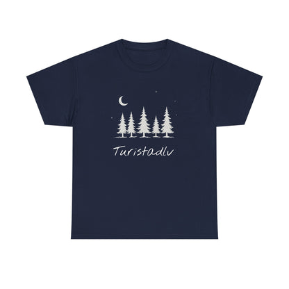 Camiseta de anochecer, para amantes de la naturaleza, regalo para excursionistas, camiseta de montaña, camping, camiseta noche estrellada.