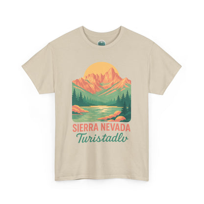 Camiseta gráfica de Sierra Nevada, regalo para amantes de la naturaleza, camisa de aventura al aire libre, ropa de montaña, ropa de viaje