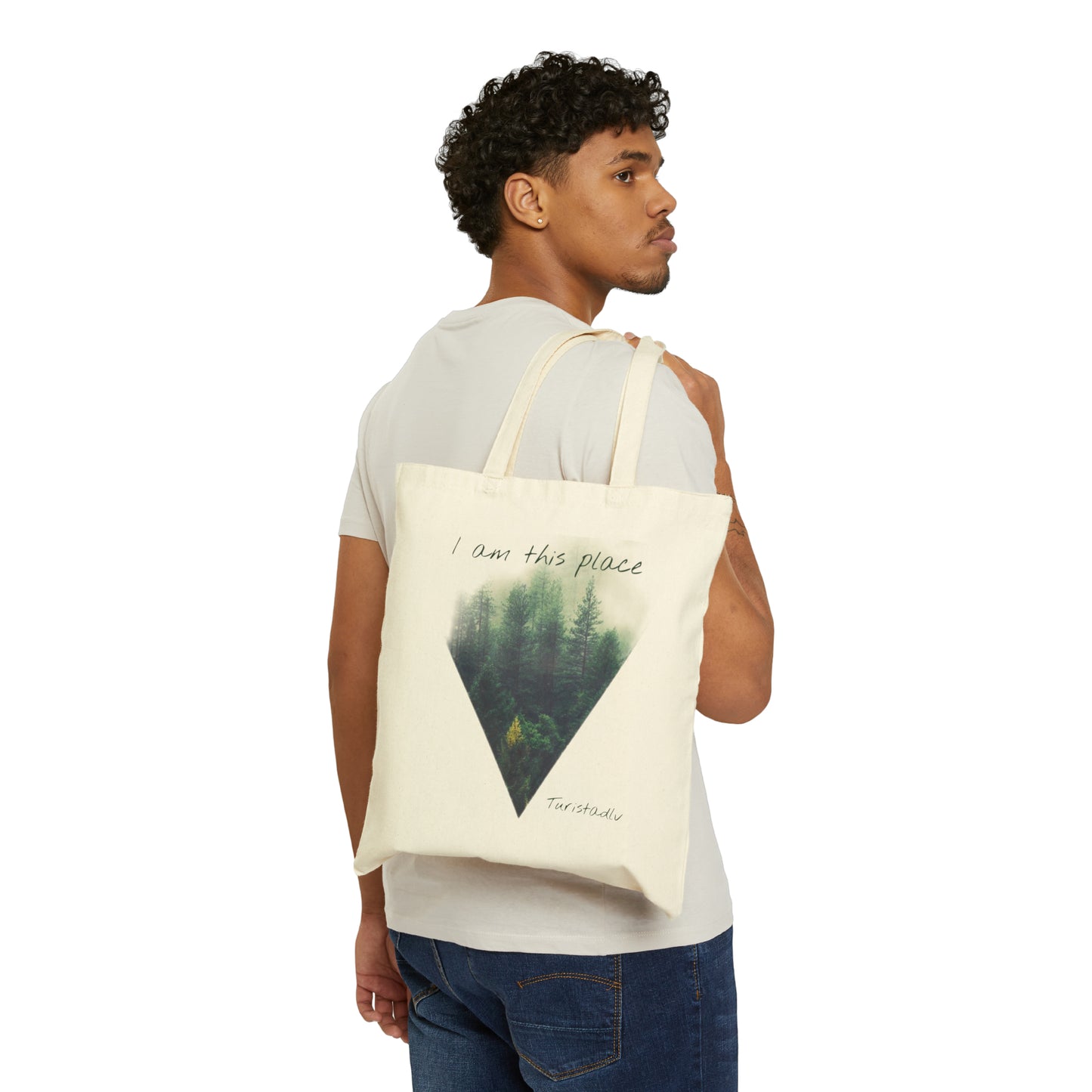 Tote Bag montaña, bolsa de lona de viajero, regalo de viaje, bolsa de excursión, bolsa de ecológica