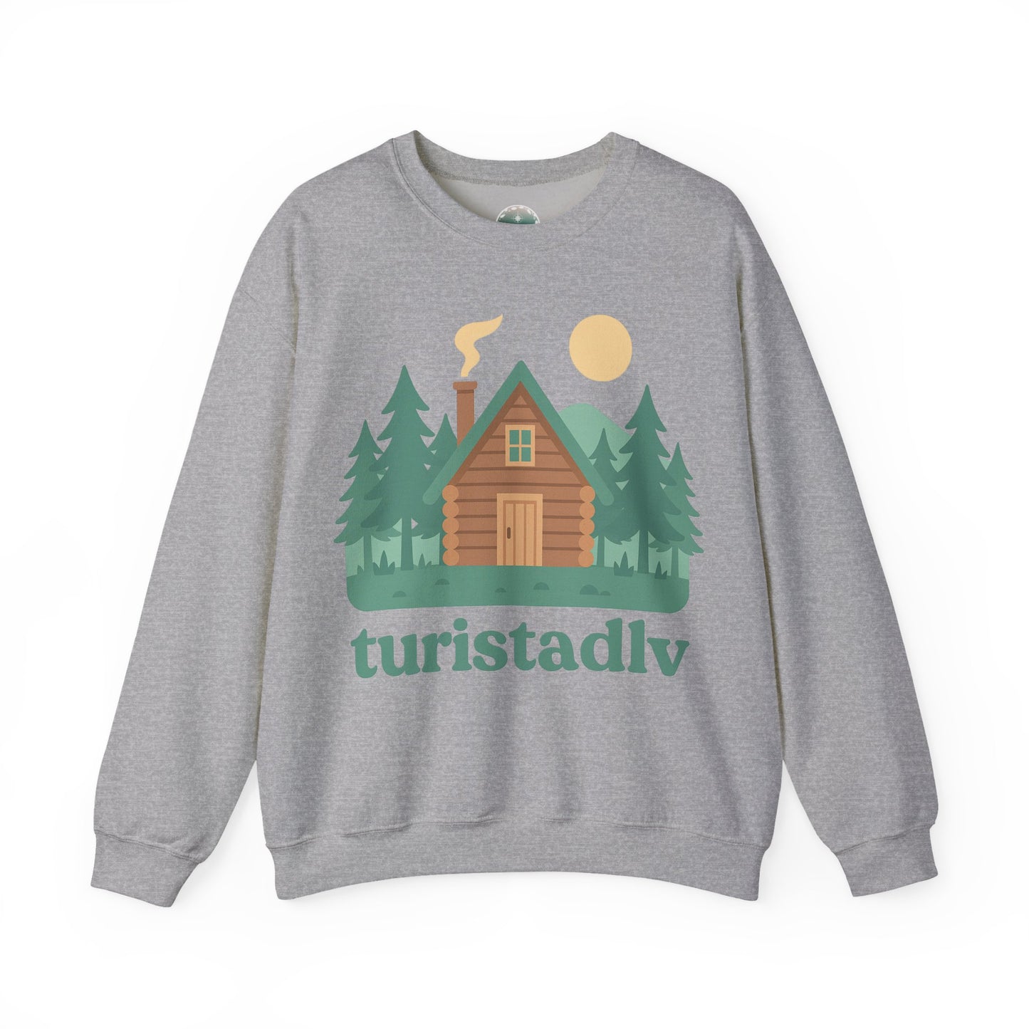 Sudadera de cabaña en el bosque, Paisaje natural de montaña, escena forestal, sudadera de paisaje natural, regalo de camping, viaje, montaña