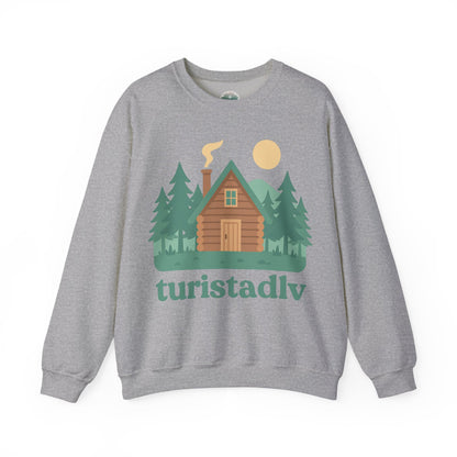 Sudadera de cabaña en el bosque, Paisaje natural de montaña, escena forestal, sudadera de paisaje natural, regalo de camping, viaje, montaña