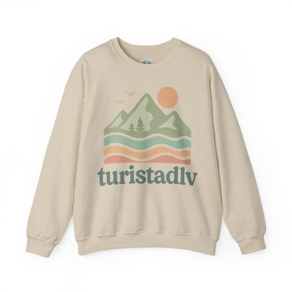 Sudadera inspirada en la naturaleza, sudadera unisex acogedora, ropa de la cordillera, regalo de viaje casual, equipo aventura al aire libre