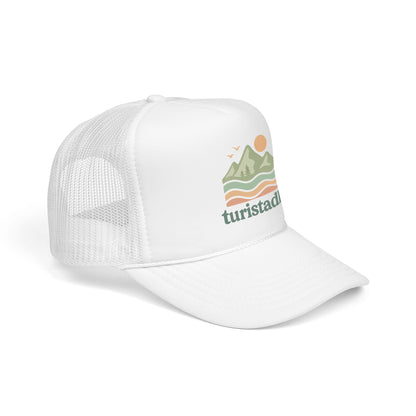 Gorra estilo retro de naturaleza, gorra de red de montaña, Logotipo de aventura al aire libre, regalo de montaña, gorra de senderismo, viaje