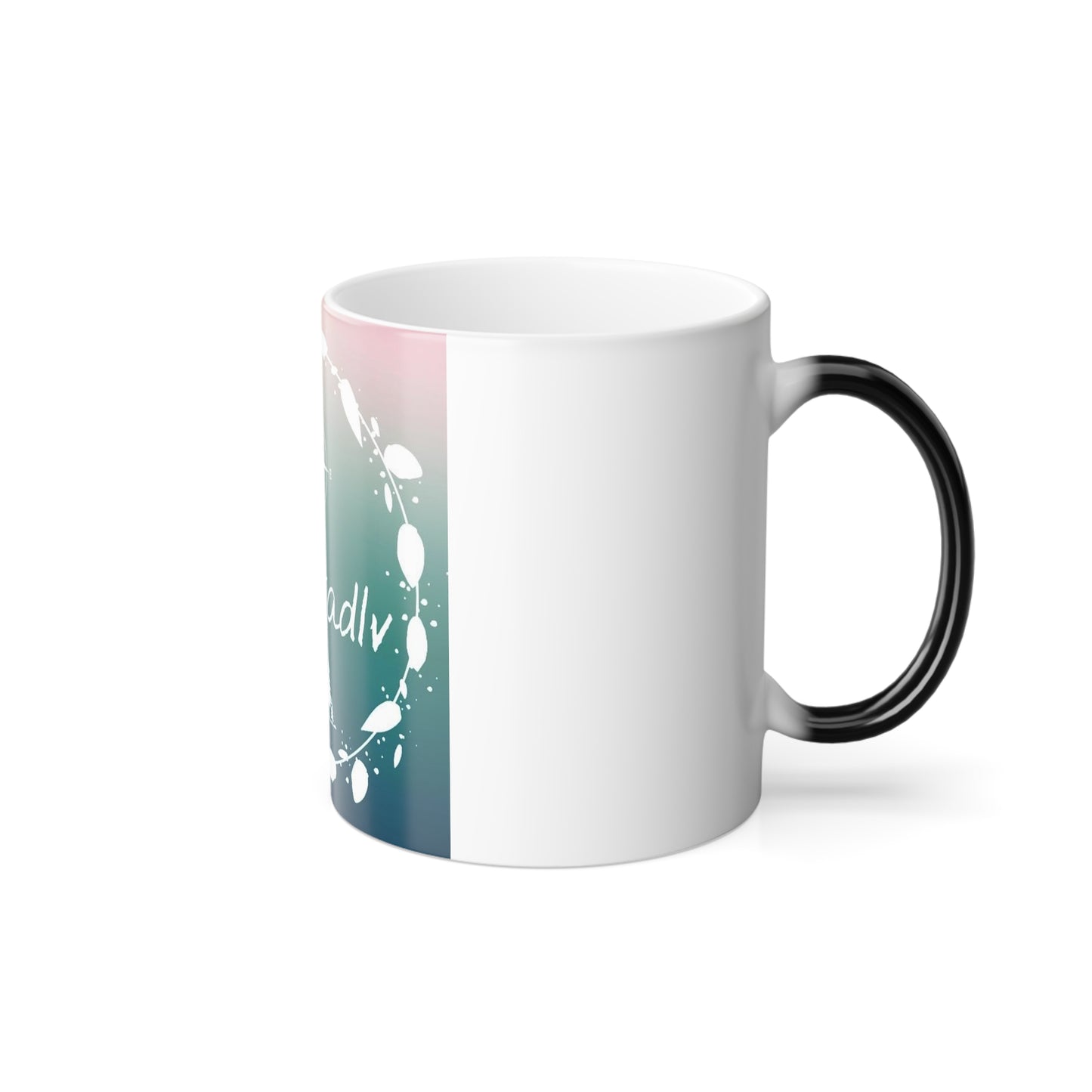 Taza mágica, taza de cerámica, taza de café, taza de viajero, taza reactiva al calor, taza cambiante de color, taza de 11 oz.