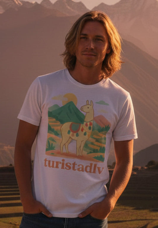 Camiseta Retro de Llama, diseño de viaje, diseño de Alpaca, Tema Perú Inca,Camiseta de Perú , camiseta de llama, camiseta de alpaca,