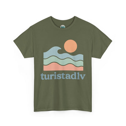Camiseta Beach Vibes, Camiseta casual de verano, regalo perfecto para los amantes del océano, ropa de vacaciones, camiseta gráfica de olas