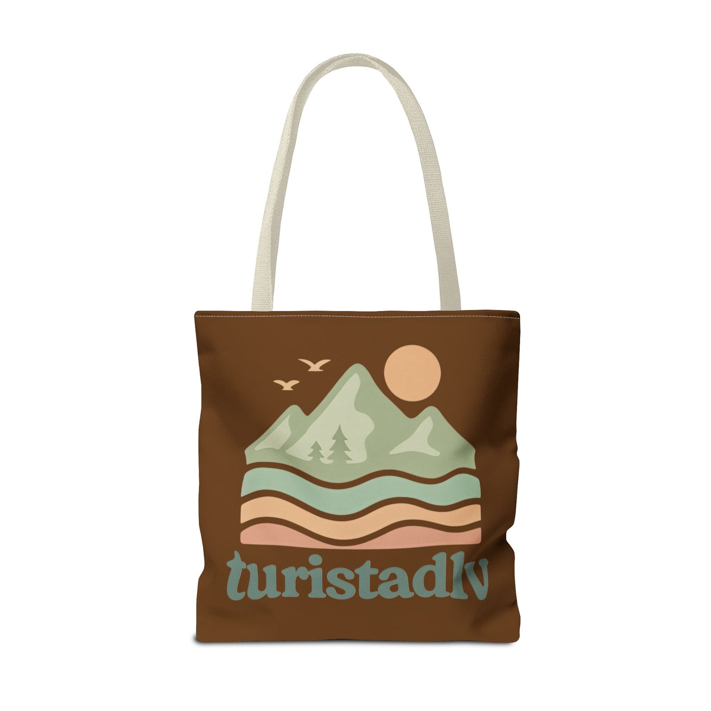 Bolso de mano Retro de paisaje de montaña, tote bag, regalo de montaña, diseño de viajero, amante de la naturaleza, turista