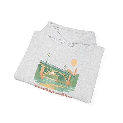Sudadera con capucha Sevilla Triana, regalo de viajero, diseño Puente de Triana, recuerdo español, sudadera con capucha unisex