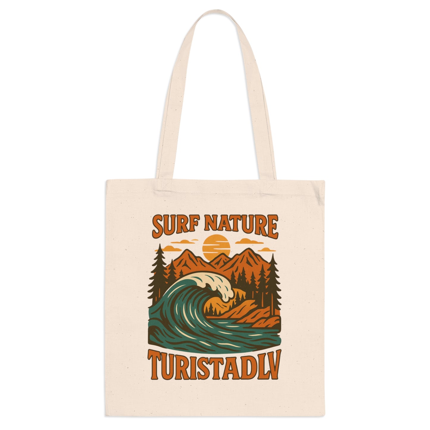Bolsa de camping retro, perfecta para aventureros, tote bag,compras ecológicas, días de playa, regalo para amantes de la naturaleza, regalo de vida al aire libre.