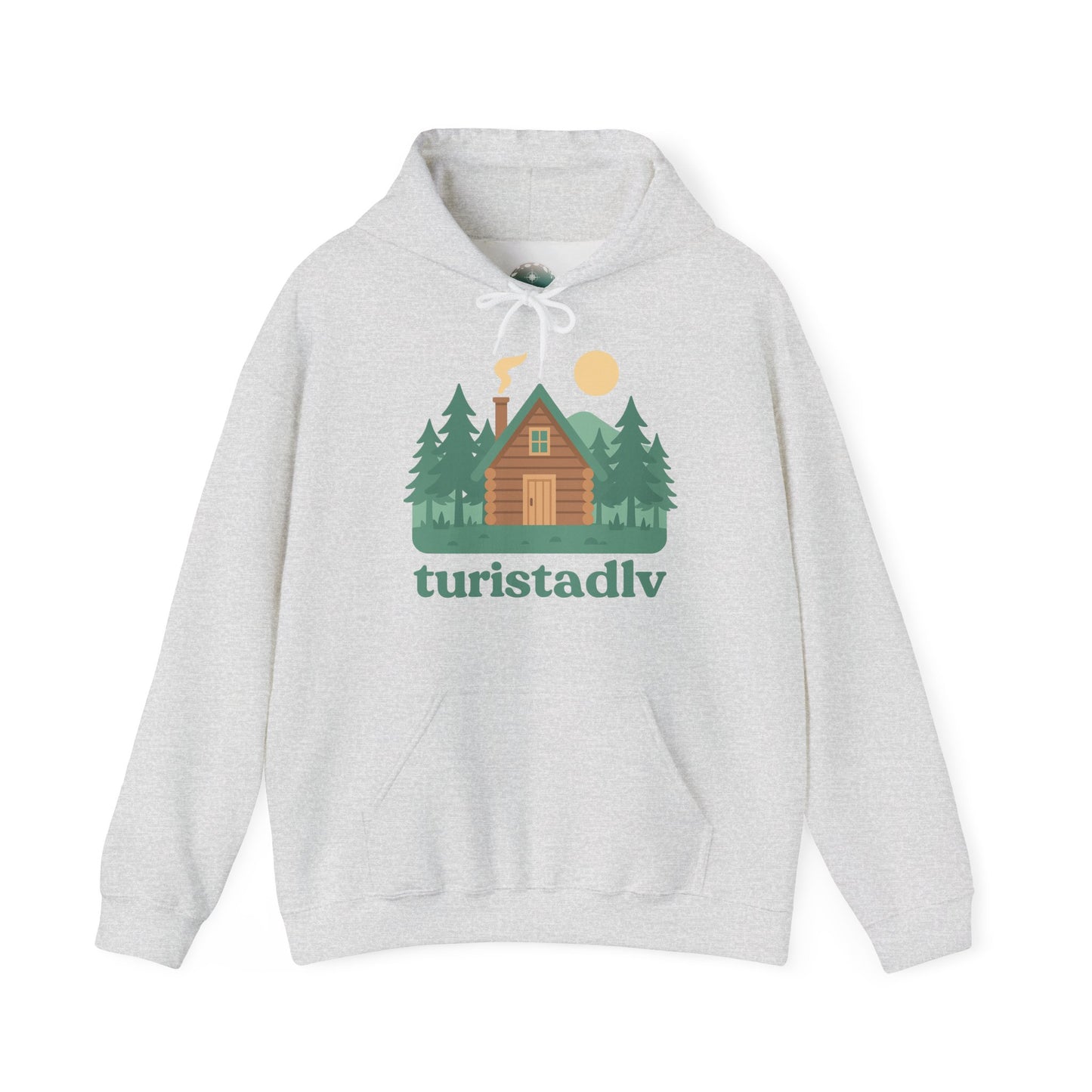 Sudadera con capucha Cabaña en el bosque, sudadera gráfica de Cabaña del bosque, regalo de naturaleza, ropa de exteriores