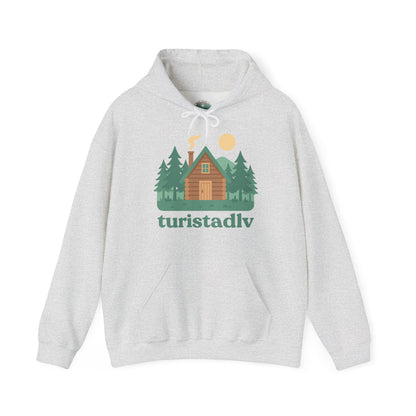 Sudadera con capucha Cabaña en el bosque, sudadera gráfica de Cabaña del bosque, regalo de naturaleza, ropa de exteriores