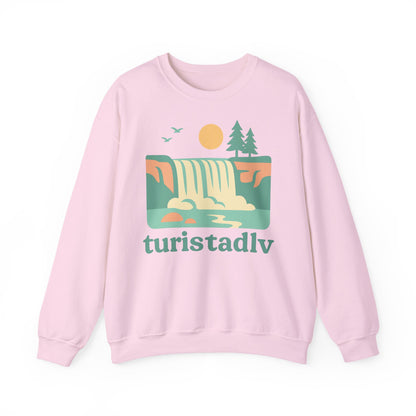Sudadera de naturaleza, ropa para exteriores, suéter de cascada, regalo perfecto para los amantes de la naturaleza, ropa de viajes, río, mar.