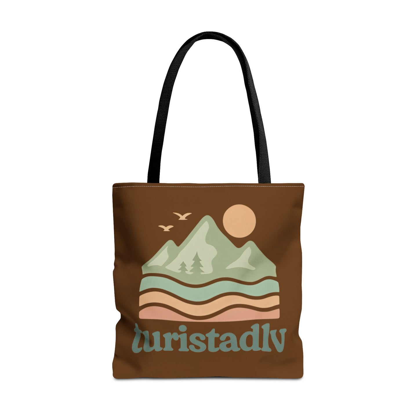 Bolso de mano Retro de paisaje de montaña, tote bag, regalo de montaña, diseño de viajero, amante de la naturaleza, turista