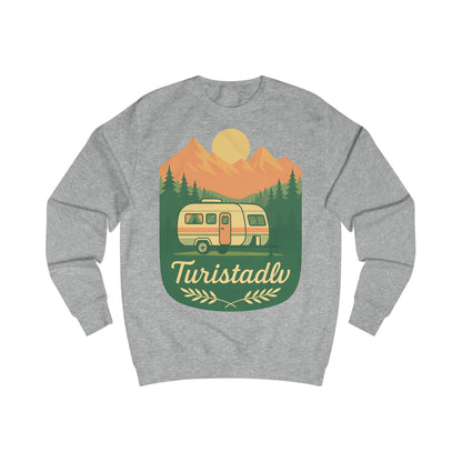 Sudadera de aventura acogedora, sudadera Camper Van, ropa unisex para exteriores, regalo para amantes de la naturaleza, suéter de viaje