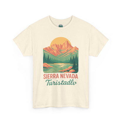 Camiseta gráfica de Sierra Nevada, regalo para amantes de la naturaleza, camisa de aventura al aire libre, ropa de montaña, ropa de viaje
