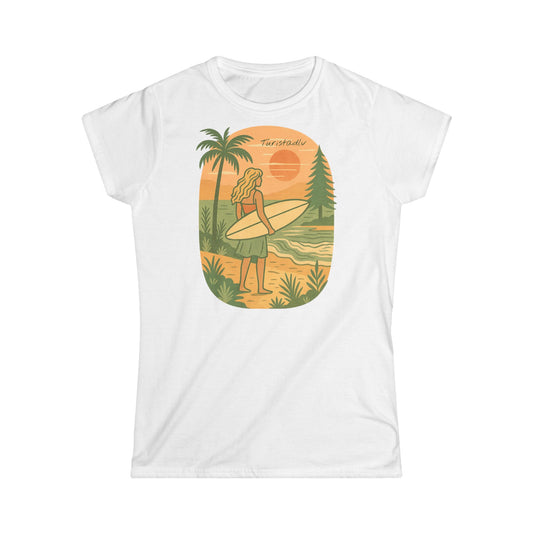 Camiseta de verano mediterránea, camisa de vacaciones, camiseta de estilo bohemio, top con temática de viajes, para amantes de la naturaleza
