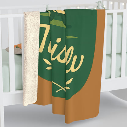 Manta de Sherpa Retro Camper de montaña al atardecer, regalo de Camping, manta de acampada, regalo de caravana, manta de exterior naturaleza