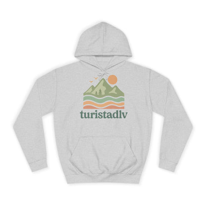 Acogedora sudadera universitaria unisex con diseño natural, aventura al aire libre, regalo de viaje, ropa casual, diseño ecológico, unisex