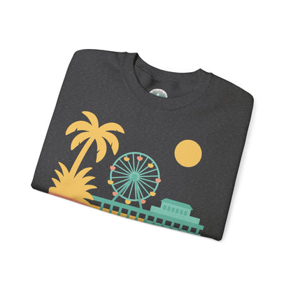 Sudadera unisex California Vibes, suéter de playa de Santa Mónica, regalo de la ruta 66, sudadera de Venice Beach, muelle de Santa Mónica