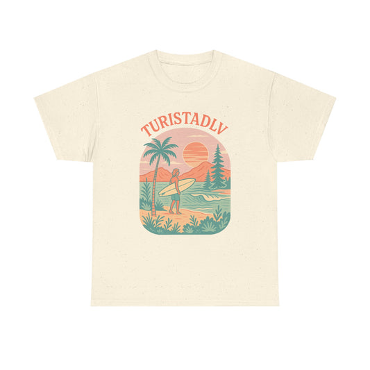 Camiseta de verano mediterráneo, camiseta de naturaleza, regalo de camping, camisa de aventura, camisa amante al aire libre,, surf, viajero