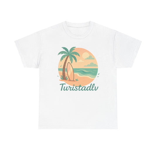 Camiseta con diseño de surf tropical, camiseta para amantes de la playa, ambiente de vacaciones, regalo para surfistas, atuendo de verano