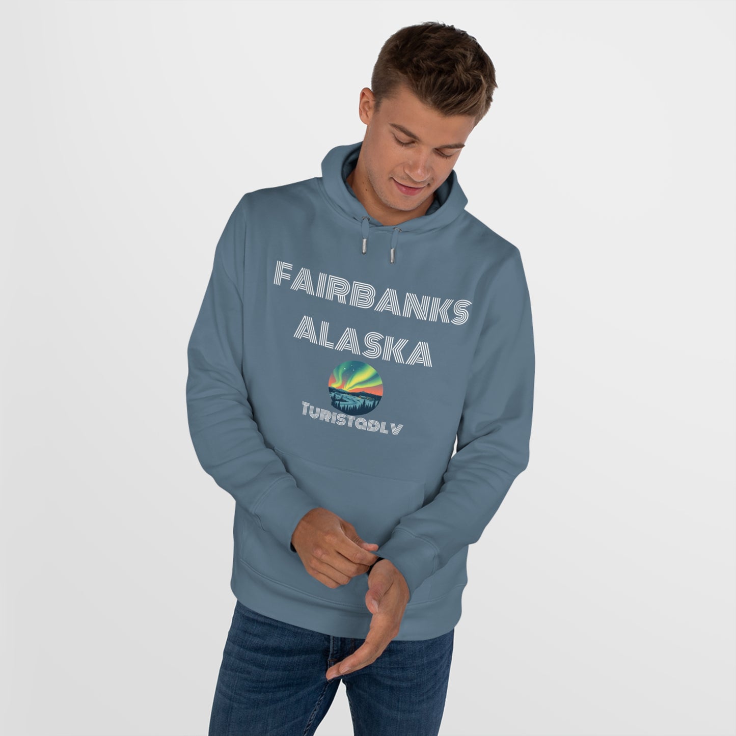 Sudadera Aurora Boreal Fairbanks Alaska, Montaña, regalo