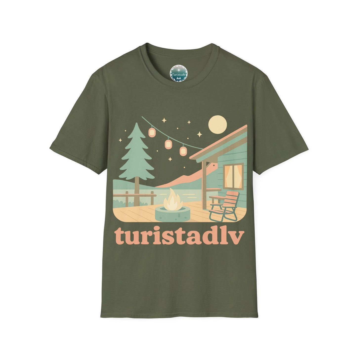 Camiseta con diseño de cabaña, regalo de camping, camiseta de vidregalo de naturaleza, excursión, camiseta de vida al aire libre, Senderismo